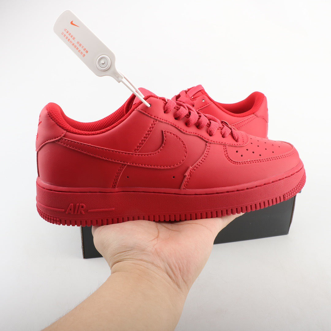 Air force 1 triple hot sale red