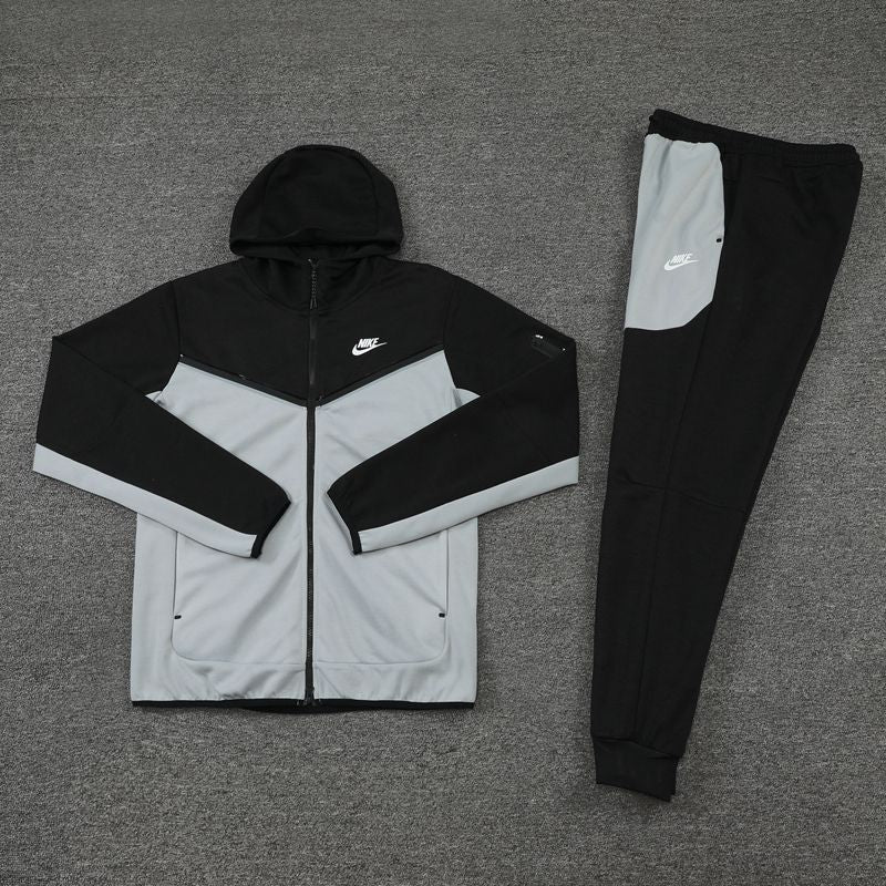 Conjunto Nike Tech Fleece Preto x Cinza