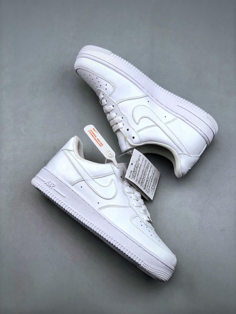 Nike air force 1 womens deals triple white