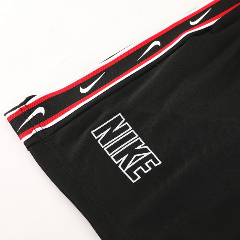 Kit Camisa e Short Nike Repeat Preto e Vermelho – Futhold