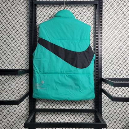 Colete Verde e Preto Nike Big Logo