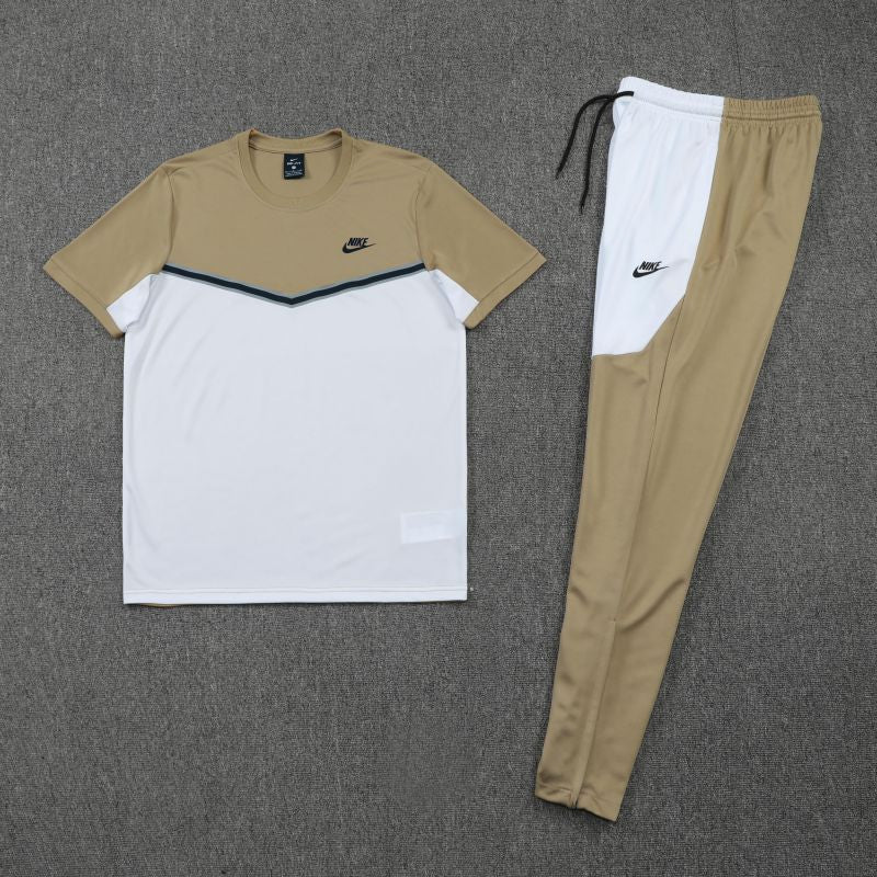 Kit Camisa e Calça Nike Cinza Caramelo - Futhold