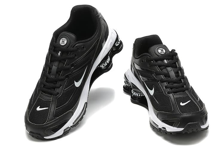 TÊNIS NIKE SHOX RIDE 2 X SUPREME ALL BLACK/ WHITE