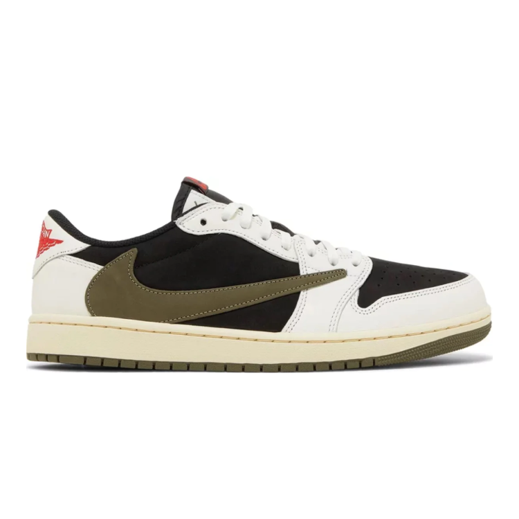 TÊNIS NIKE AIR JORDAN 1 LOW x TRAVIS SCOTT OG SP OLIVE