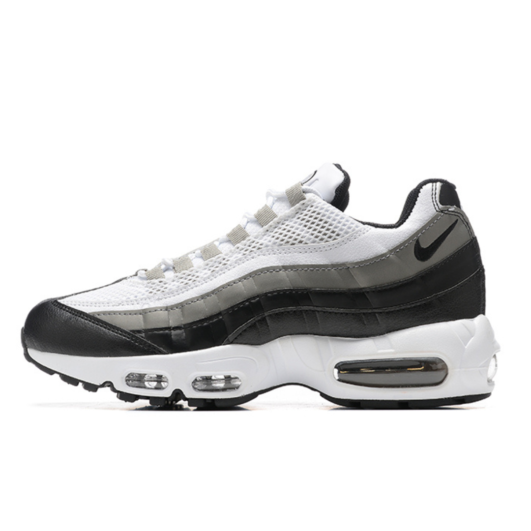 TÊNIS AIR MAX 95 "WHITE LIGHT IRON ORE BLACK PATENT"