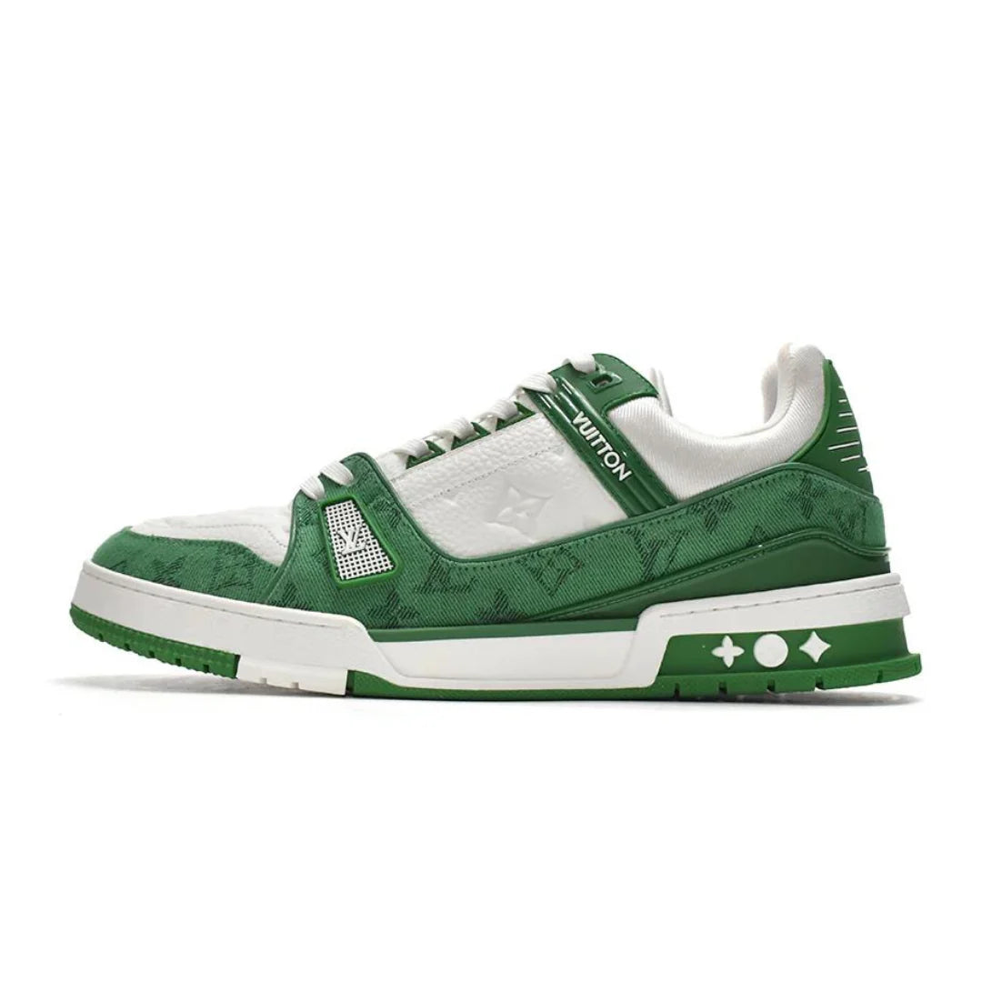 TÊNIS LOUIS VUITTON TRAINER - GREEN MONOGRAM