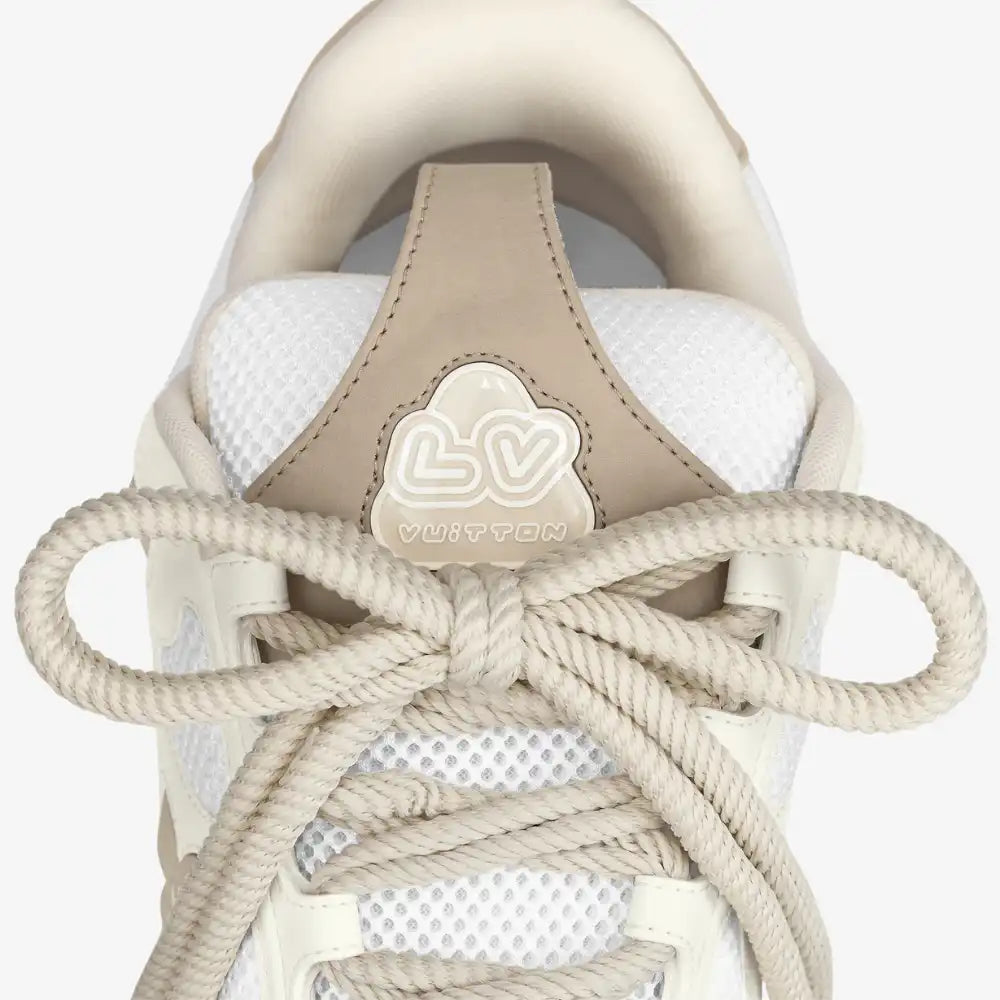 TÊNIS LOUIS VUITTON SKATE BEGE/BRANCO