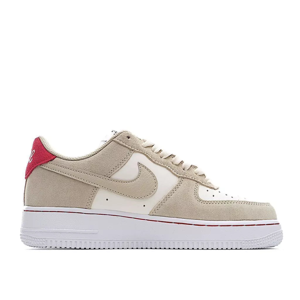 TÊNIS NIKE AIR FORCE 1 LIGHT STONE FIRST USE