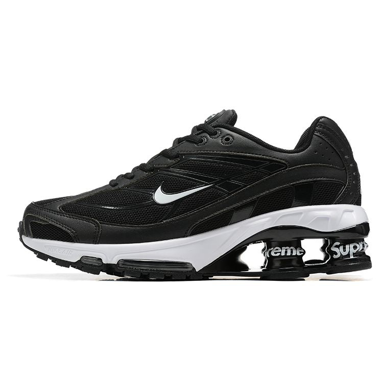 TÊNIS NIKE SHOX RIDE 2 X SUPREME ALL BLACK/ WHITE