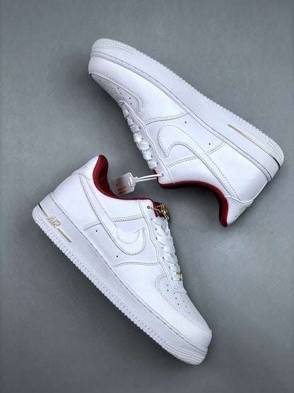 TÊNIS NIKE AIR FORCE 1 JUST DO IT TEAM RED