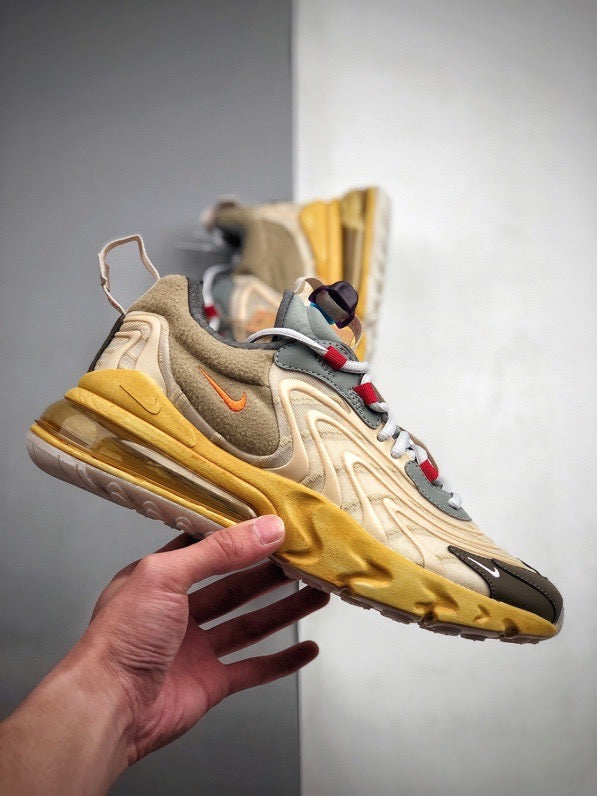 TÊNIS NIKE AIR MAX 270 REACT TRAVIS SCOTT CACTUS TRAILS