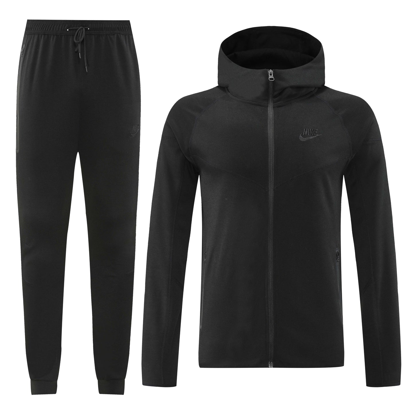 Conjunto Nike Tech Fleece All Black Windrunner