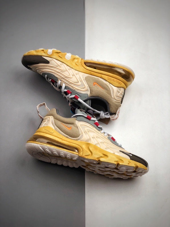 TÊNIS NIKE AIR MAX 270 REACT TRAVIS SCOTT CACTUS TRAILS