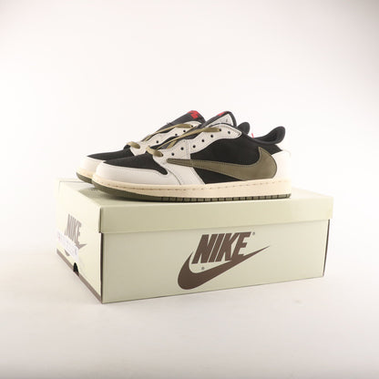 TÊNIS NIKE AIR JORDAN 1 LOW x TRAVIS SCOTT OG SP OLIVE