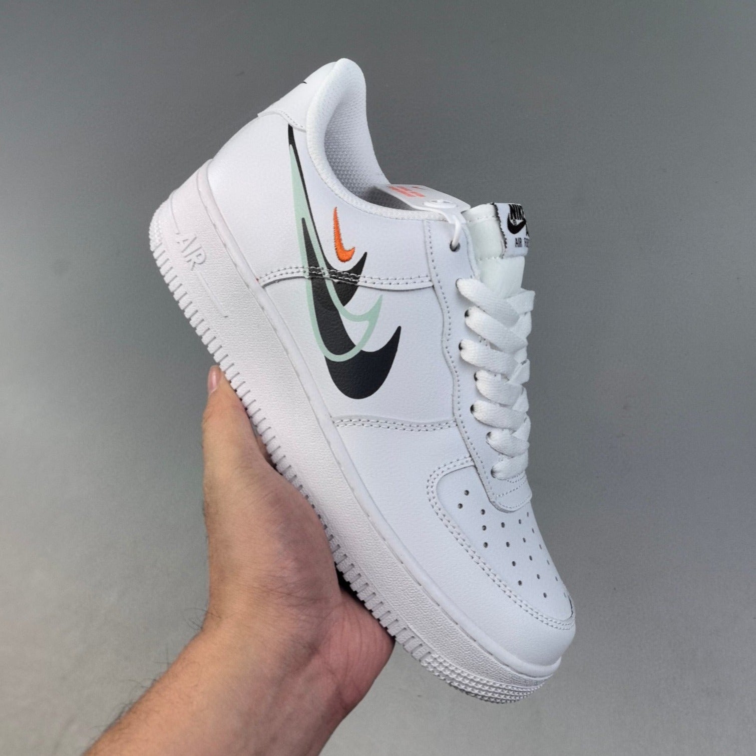 Air force best sale 1 multi swoosh