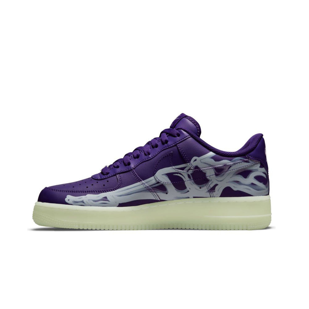 TÊNIS NIKE AIR FORCE 1 SKELETON PURPLE "HALLOWEEN"