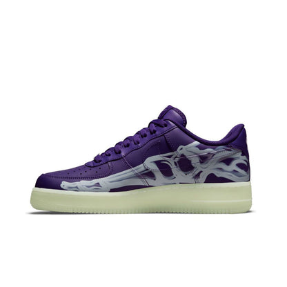 TÊNIS NIKE AIR FORCE 1 SKELETON PURPLE "HALLOWEEN"