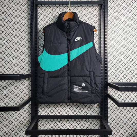 Colete Preto e Verde Nike Big Logo