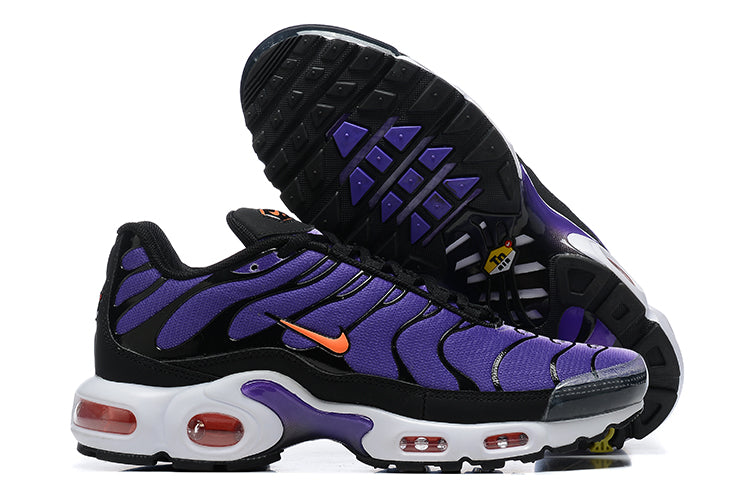 Nike air max plus purple sale and white