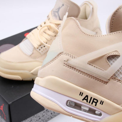 TÊNIS NIKE AIR JORDAN 4 OFF WHITE SAIL