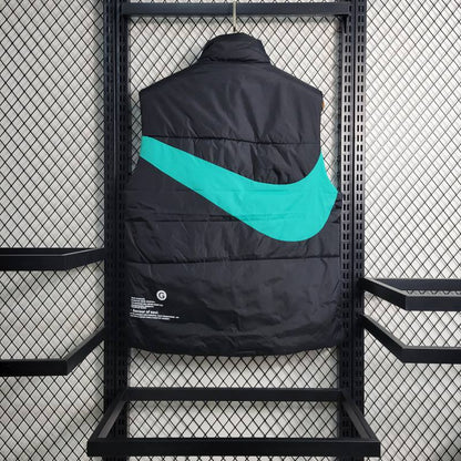 Colete Preto e Verde Nike Big Logo