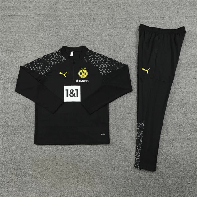 Conjunto Tracksuit - Borussia Dortmund Preto