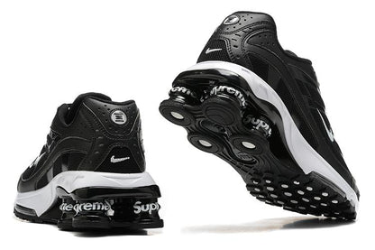 TÊNIS NIKE SHOX RIDE 2 X SUPREME ALL BLACK/ WHITE