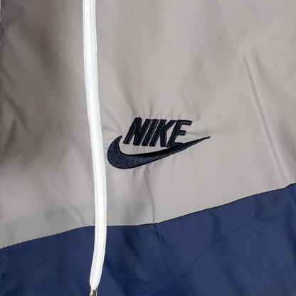 Corta Vento Preto Nike Branco x Azul - Futhold