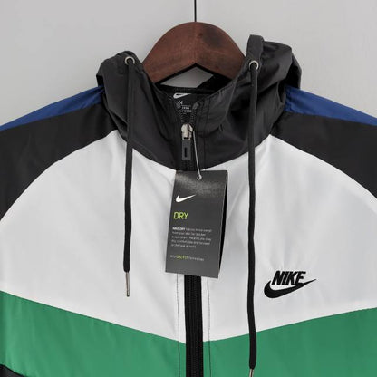 Corta Vento Swoosh Nike Preto x Branco x Verde - Futhold