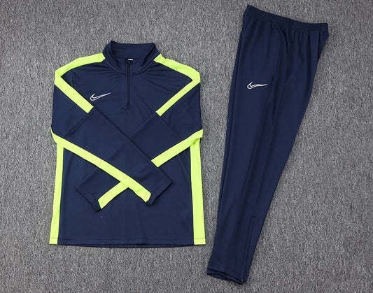 Conjunto Nike Treino Azul e Verde Dri Fit