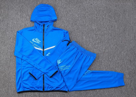 Conjunto SportWear Nike Tech Fleece Azul - Futhold