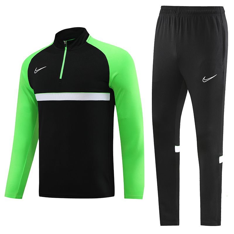 Conjunto Nike Treino Preto x Verde Dri Fit