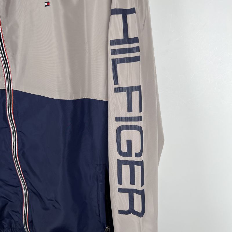 Corta Vento Tommy Hilfiger Azul e Cinza - Futhold